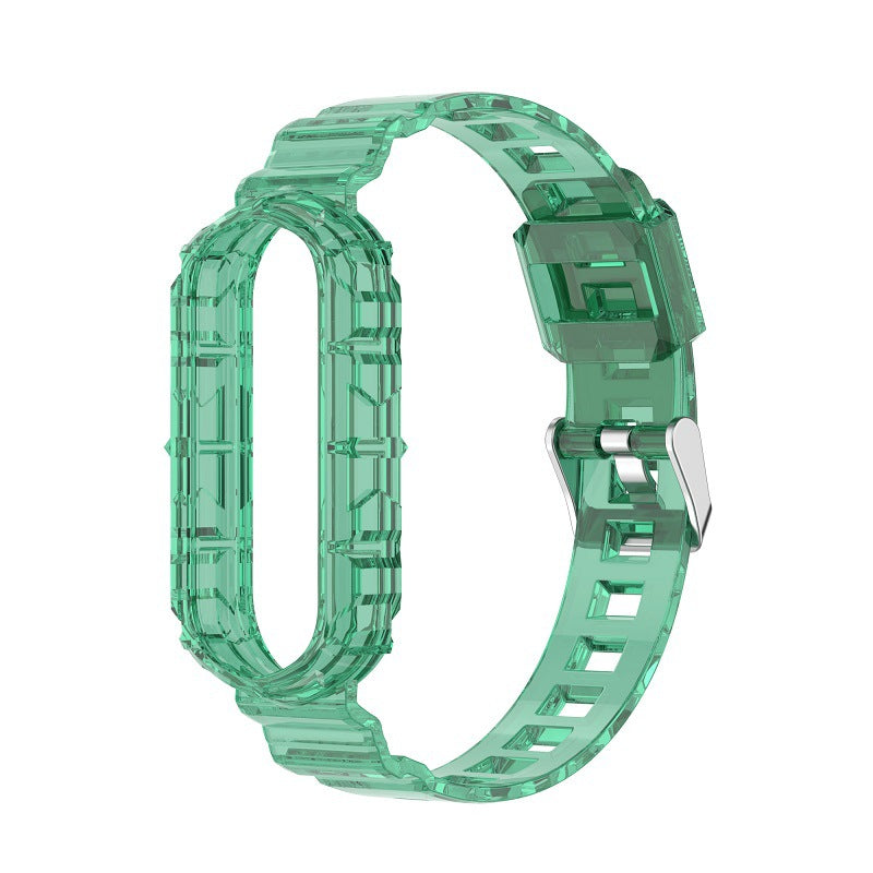 Solid Color TPU Smart Watch Band Replacement Wrist Strap for Xiaomi Mi Band 6 Solid Color TPU Smart Watch Band Replacement Wrist Strap for Xiaomi Mi Band 6